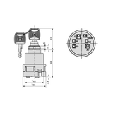 COBO - Zünd-Anlass-Schalter 14.0323 1021088