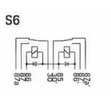 Doppelrelais 12 V 2x 10 A, mit Löschdiode, Wechsler 102318201