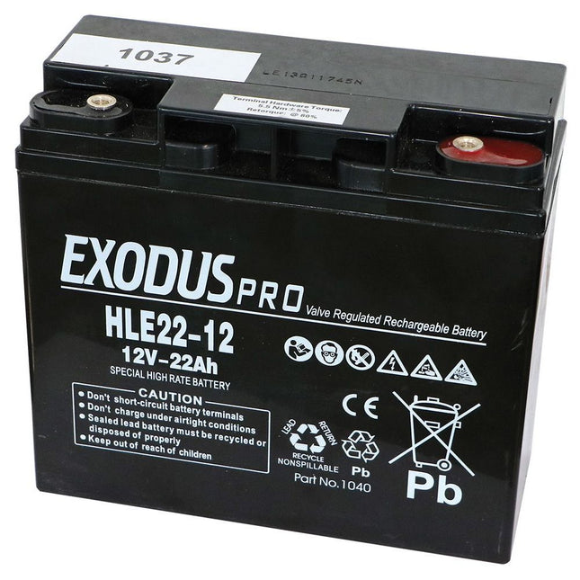 Batterie 12 V, 2500A 22Ah zu Booster LEProf 1037