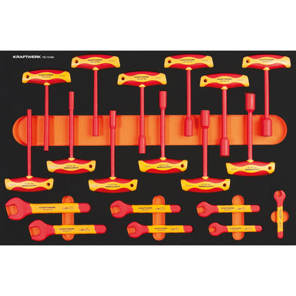 VDE Einlage mit Mauls./T-Griff Aussen-Sechskant 19-tlg. 105.110.004 - Hischier Auto AG