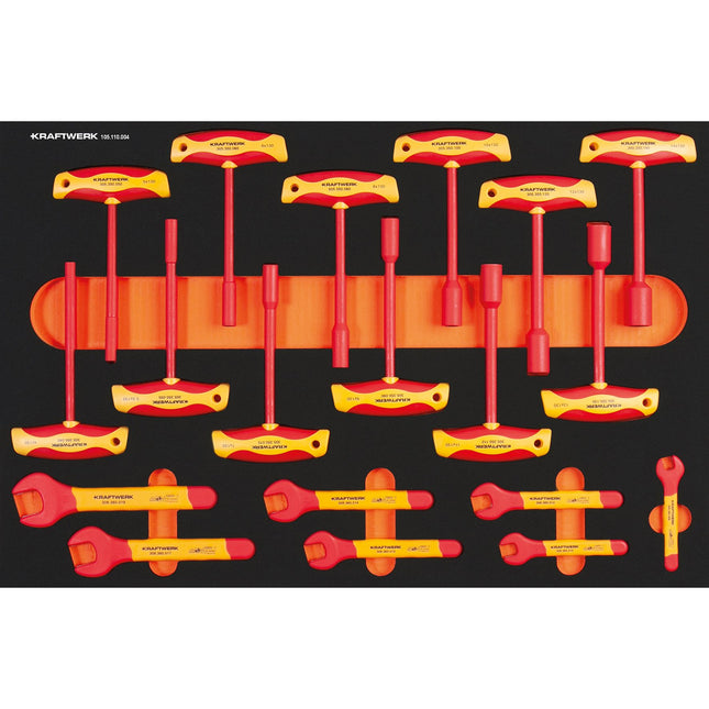 VDE Einlage mit Mauls./T-Griff Aussen-Sechskant 19-tlg. 105.110.004 - Hischier Auto AG