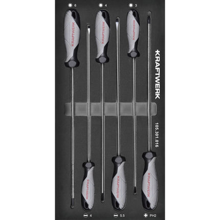 Schraubendreher Schlitz PH Innensechsk. 6-tlg. 20x40 Einlage 105.301.016 - Hischier Auto AG