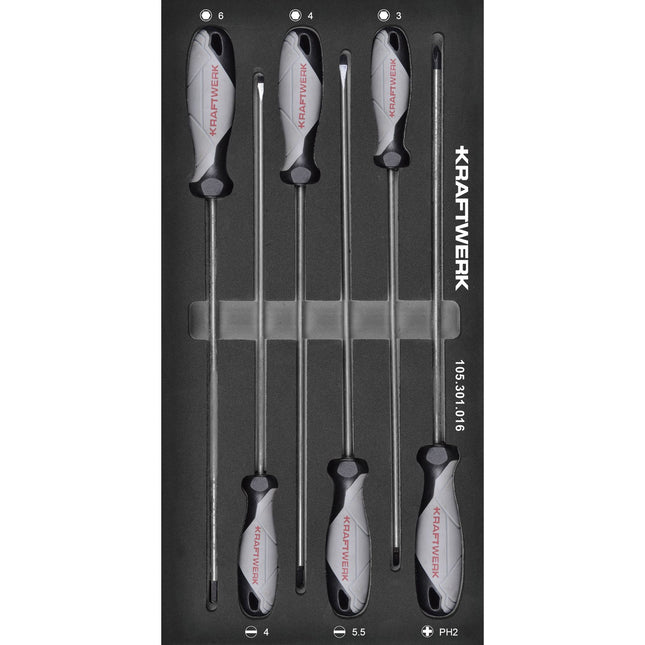 Schraubendreher Schlitz PH Innensechsk. 6-tlg. 20x40 Einlage 105.301.016 - Hischier Auto AG