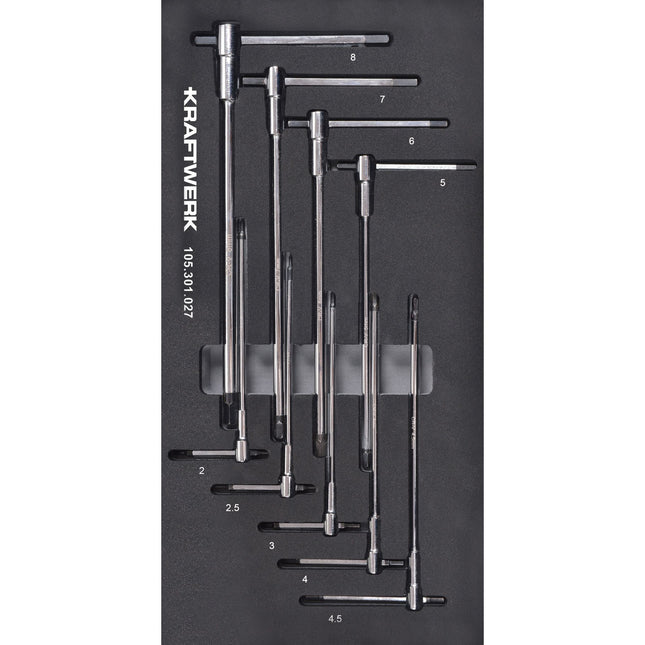 T-Griff Innensechskant 9-tlg. 20x40 Einlage 105.301.027 - Hischier Auto AG