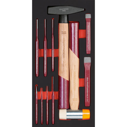 Schlagwerkzeugsatz 11-tlg. 20x40 Einlage 105.401.015 - Hischier Auto AG