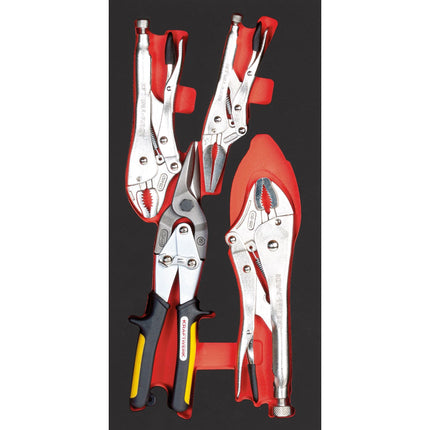 Gripzangen-/Blechschere 4-tlg. 20x40 Einlage 105.401.023 - Hischier Auto AG