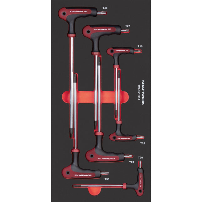 PRO LINE EVA3 T-Griff Schraubendreher TX 20x40 7-tlg. 105.401.043 - Hischier Auto AG