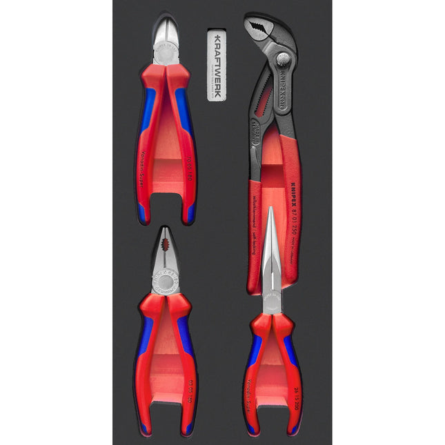 KNIPEX EVA3 Zangen-Satz 4-tlg. 20x40 Einlage 105.401.048 - Hischier Auto AG