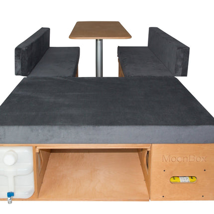 Moonbox Campingbox mit Tisch Van/Bus 119cm Natur Moonbox
