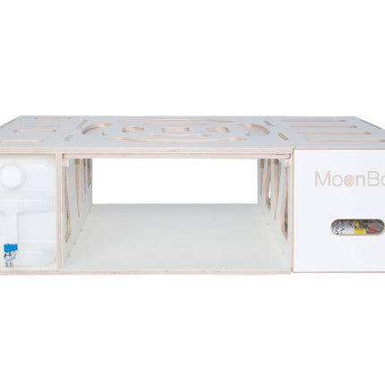 Moonbox Campingbox mit Tisch Van/Bus 124cm Weiß Moonbox