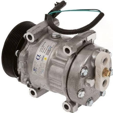 Klimakompressor SD7H15 4775 PV8 119MM SHORT DIRECT MOUNT AFTERMARKET RE Hischier 12V