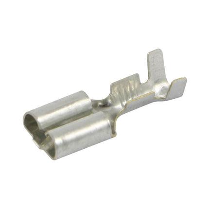 Flachsteckhülsen blank mit Rastnase 6.3mm 1101650 - Hischier Auto AG