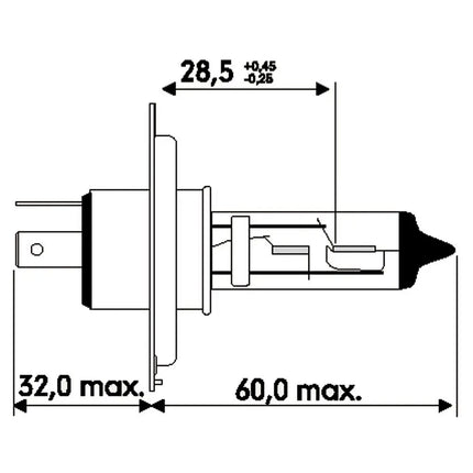 Osram Rallye Lampe H5 12 V 100/90 W - 64204SB - 1 - Stück OSRAM