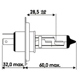 1 Jahn Glühlampe H4 12V.60/55W 1001 SB1101