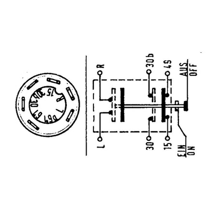 Pneutron Drückerschalter "Gebläse"