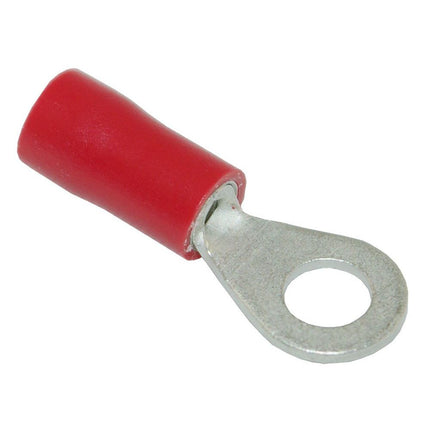 Lochkabelschuhe isoliert M4 rot 110415 - Hischier Auto AG