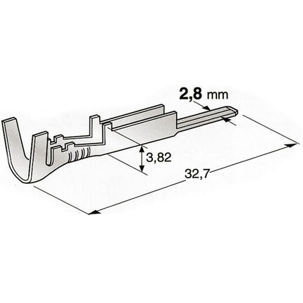 Stiftkontakt Delphi Metri-Pack 280, 0.5-1.0mm² 12048159 - Hischier Auto AG