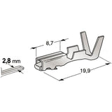 Buchsenkontakt Metri-Pack 280, 0.5-1.0mm² 12077411