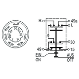 Pneutron Drückerschalter "Warnblinker" 110502