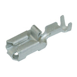 Flachsteckhülsen 6.3 mm, abziehsicher mit Feder 1107000