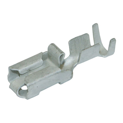 Flachsteckhülsen 6.3mm, abziehsicher mit Feder