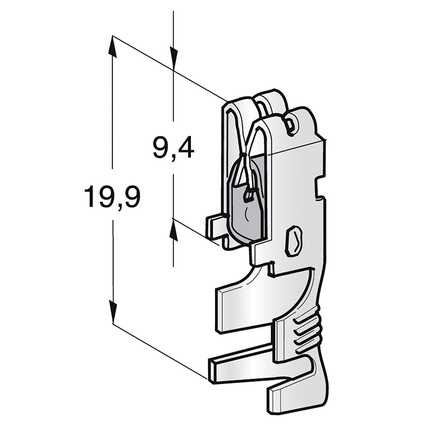 Flachsteckhülse MTA UNI F630  0.5-1.5mm2 1107920 - Hischier Auto AG