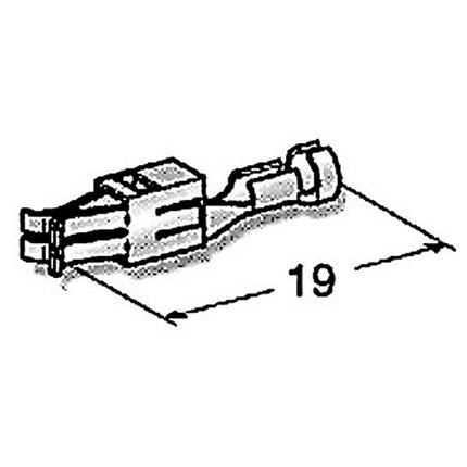 Flachsteckhülse Junior Power Timer 1.0mm2 1108050 - Hischier Auto AG