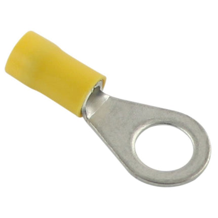 Lochkabelschuhe isoliert M8 gelb