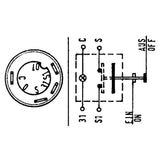 Pneutron Drückersch. "Dachscheinwerfer" 111041
