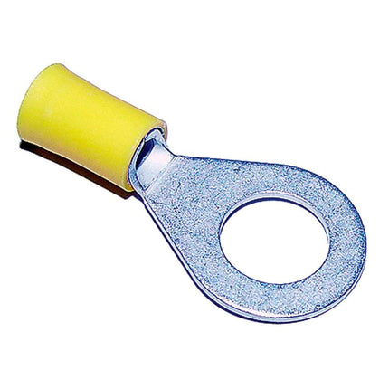 Lochkabelschuhe isoliert M10 gelb