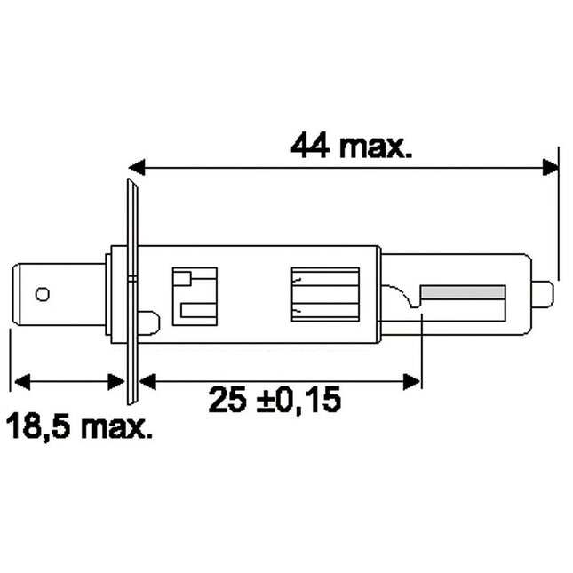 Philips Glühlampe H1 12V 55W WhiteVision - 12258WHV - 1 - Stück Philips