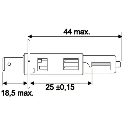 Osram Glühlampe H1 24V 70W Longlife - 64155TSP - 1 - Stück OSRAM