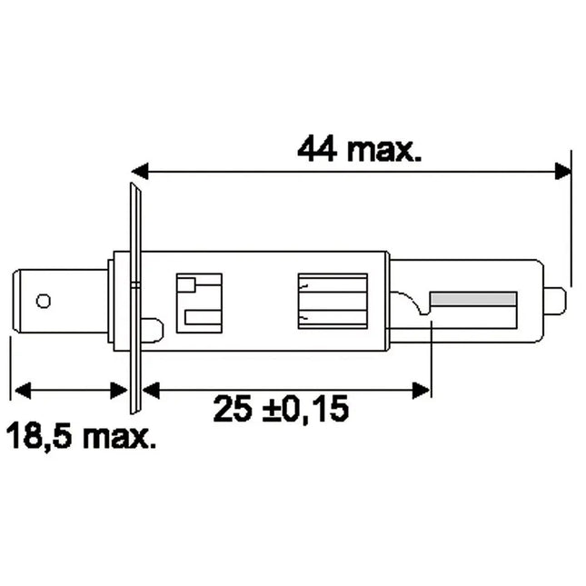 CARLEX - Glühlampe H1 12V 55W - Co448 - 1 - Stück Diverse