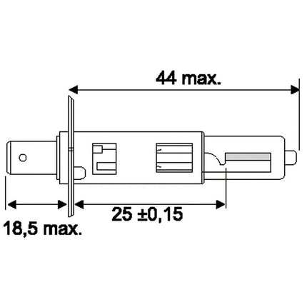 Jahn Glühlampe H1 24V 70W HDLL - 1112HDLL - 1 - Stück Jahn