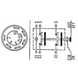 Pneutron Drückerschalter "Licht" gelb 111212