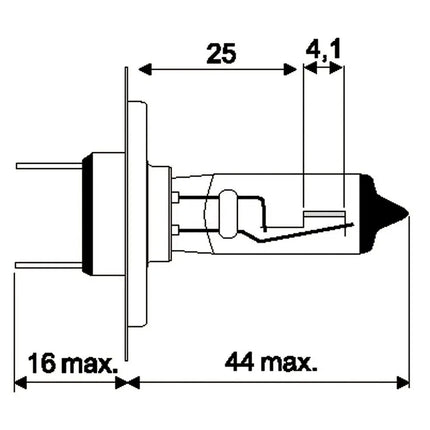 Osram Glühlampe H7 24V 70W Heavy Duty - 64215TSP - 1 - Stück OSRAM