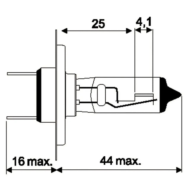 Jahn Glühlampe  H7 24 V 70 W PX26d - 1 - Stück Jahn