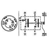 Pneutron Drückerschalter "Aussenbetätigung" 112520/51