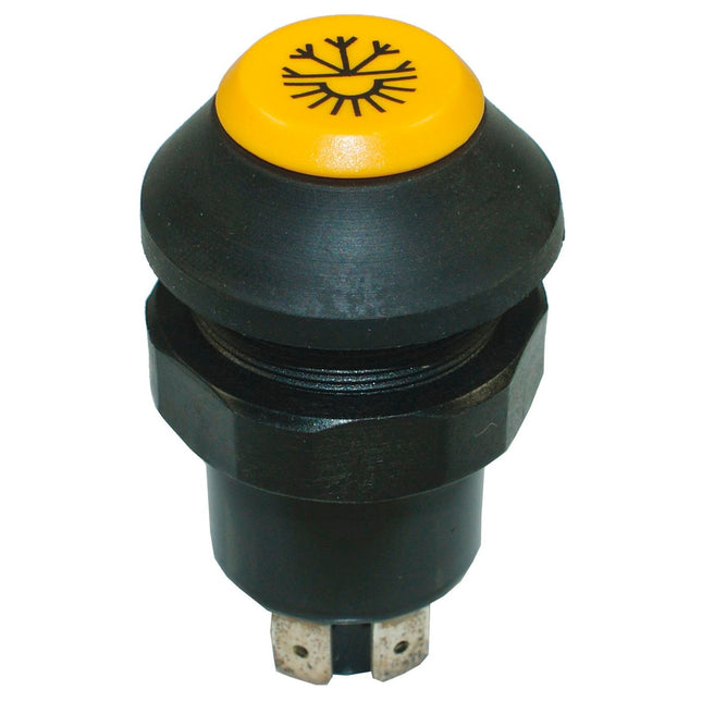 Pneutron Drückerschalter gelb "Heizung"