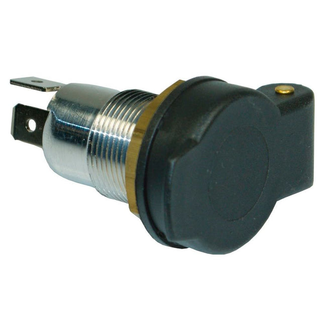 Merit Einbausteckdose 2-pol mit Feder-Deckel