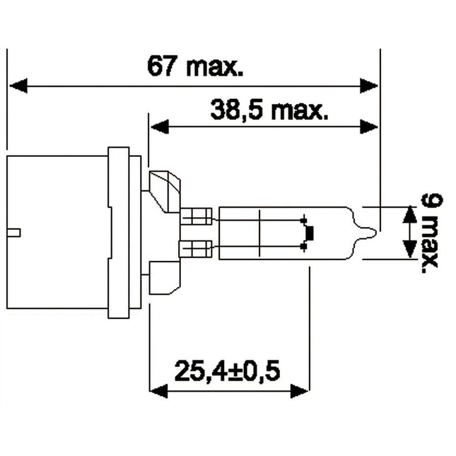 Jahn Glühlampe 12V 50W - 1171 - 1 - Stück Jahn