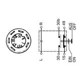 Pneutron Drückerschalter "Allrad" 117508