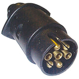 Anhängerstecker 7-pol. Kunststoff 117550S