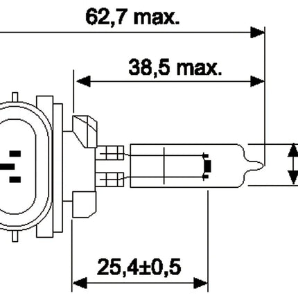 Jahn Glühlampe 12V 3.9A 50W GE886 Jahn