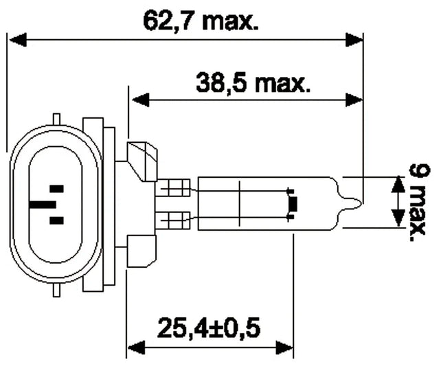 Jahn Glühlampe 24V 50W GE886 - 1 - Stück Jahn