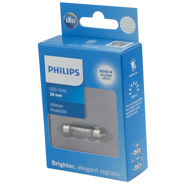 Philips LED-Soffittenglühl. 12 V 1 W 10.5 x 38 - 11854WU60X1 - 1 - Stück Philips