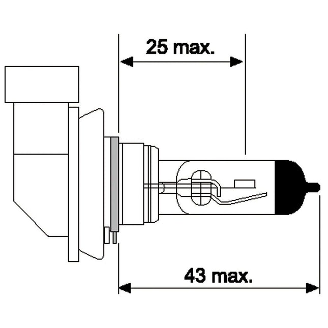 Philips Glühlampe H8 12V 35W - 12360 - 1 - Stück Philips