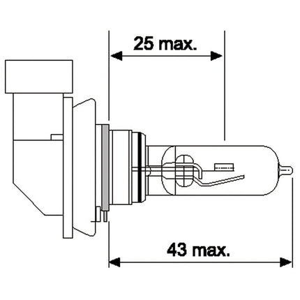 Philips Glühlampe H9 12V 65W - 12361 - 1 - Stück Philips