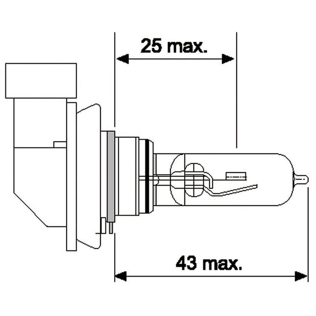 Philips Glühlampe H9 12V 65W - 12361 - 1 - Stück Philips