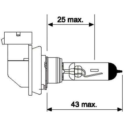 Osram Glühllampe H11 12V 55W - 64211 - 1 - Stück OSRAM